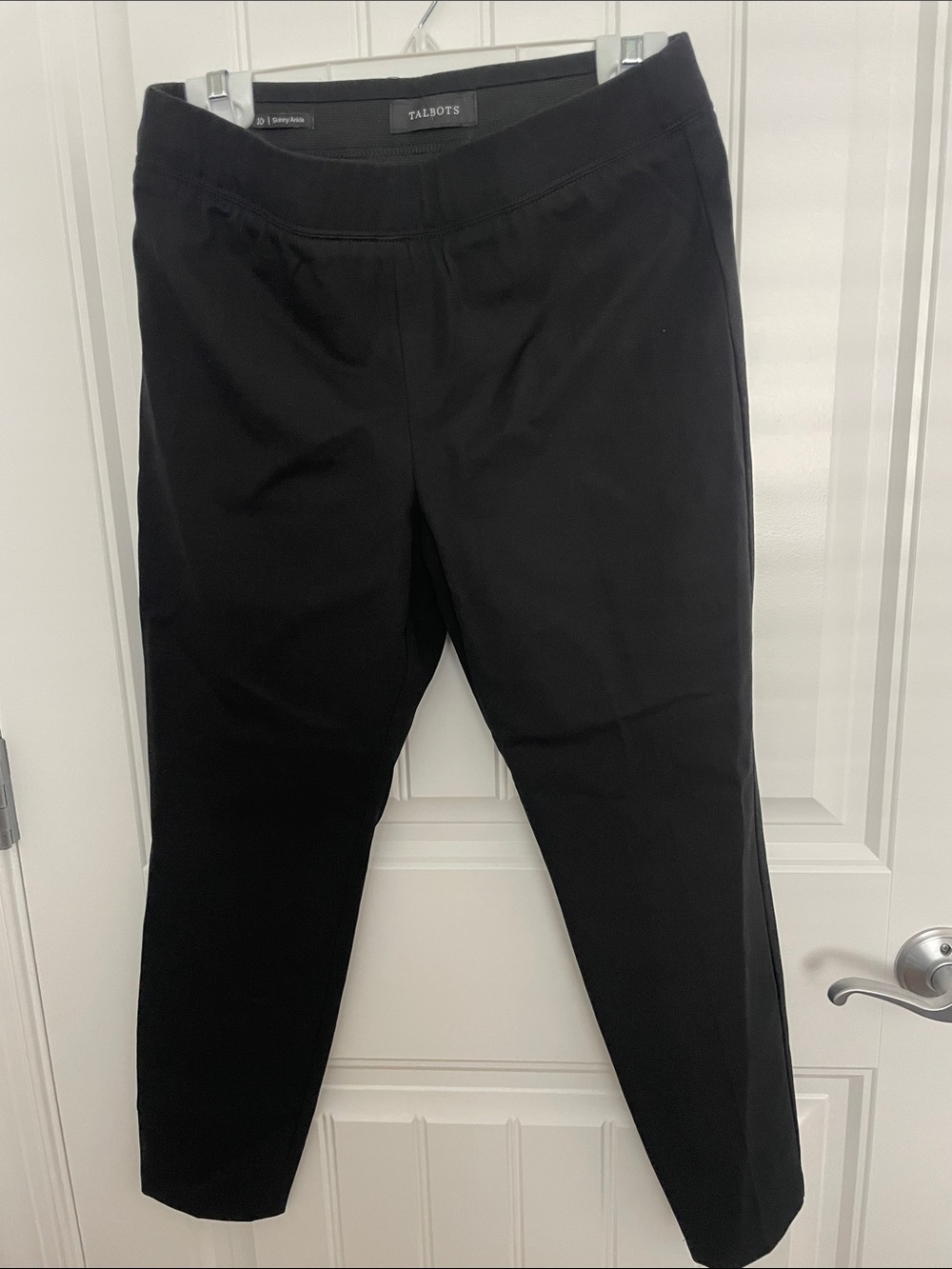 Talbots Black Slim Pull-On Dress Pants